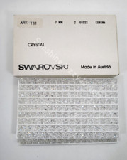 Factory Pack Swarovski Crystal Clear 7mm Faceted Round 5000 Beads; 288pc; NIB