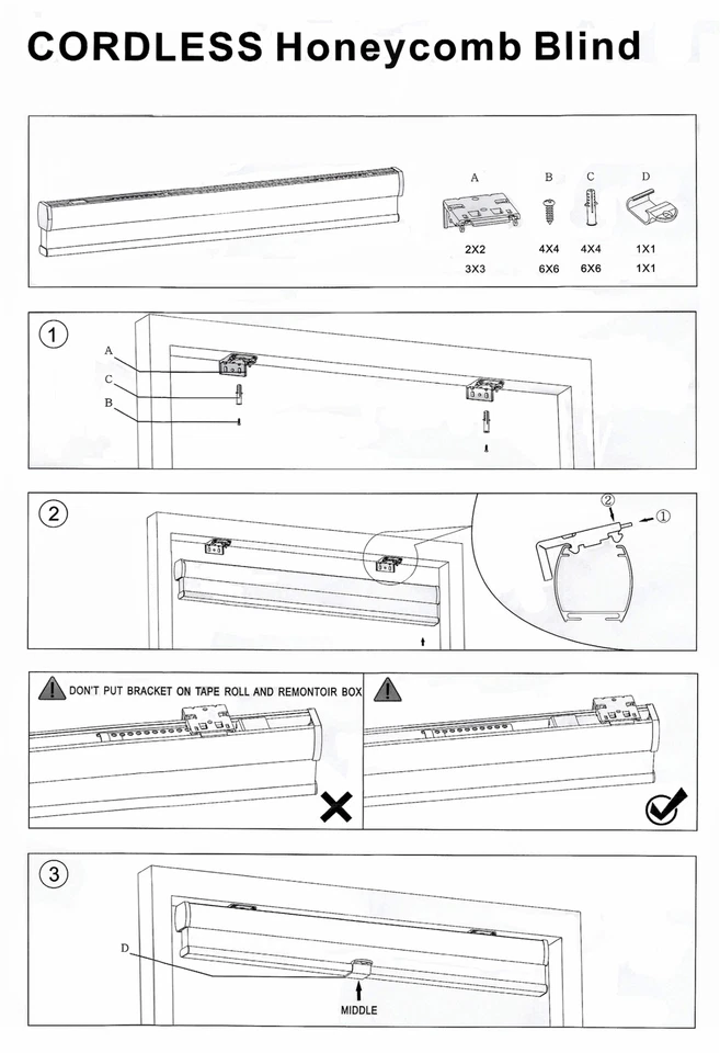 Persianas de ventana inalámbricas de privacidad y filtrado de luz para café - 72" W X Foto 4 de 4