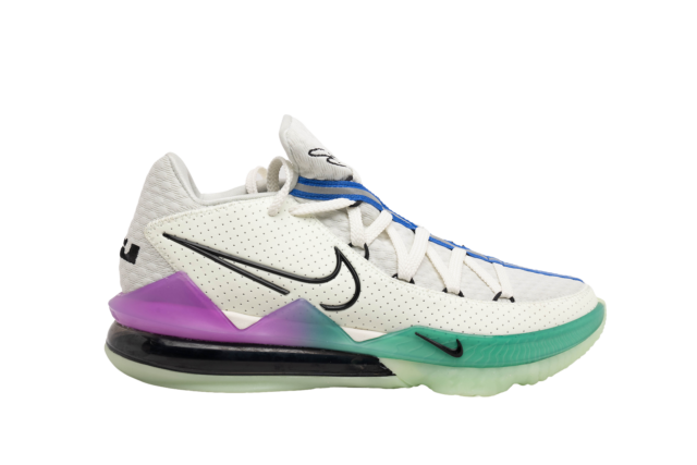 Size 17 - Nike LeBron 17 Low Glow In 