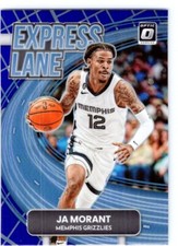 2022-23 Donruss Optic Basketball Ja Morant Express Lane Purple