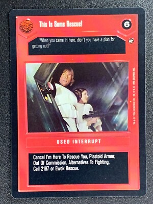 This Is Some Rescue Star Wars Card Decipher 1996 NonFoil [2]