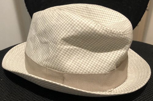 Brooks Brothers Men's Beige Fedora Hat 