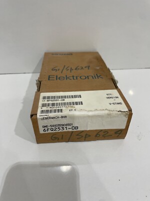 Siemens| 6FQ2531-0B| EU31 Iskamatic Power Supply Monitoring Module (New)