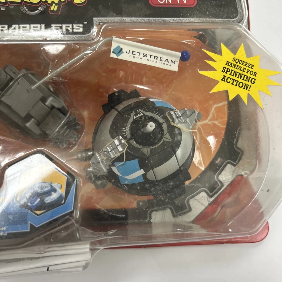 Figura 2001 Jakks Pacific Battle Bots Grip N Grapplers Ziggo nueva caja N Foto 2 de 4