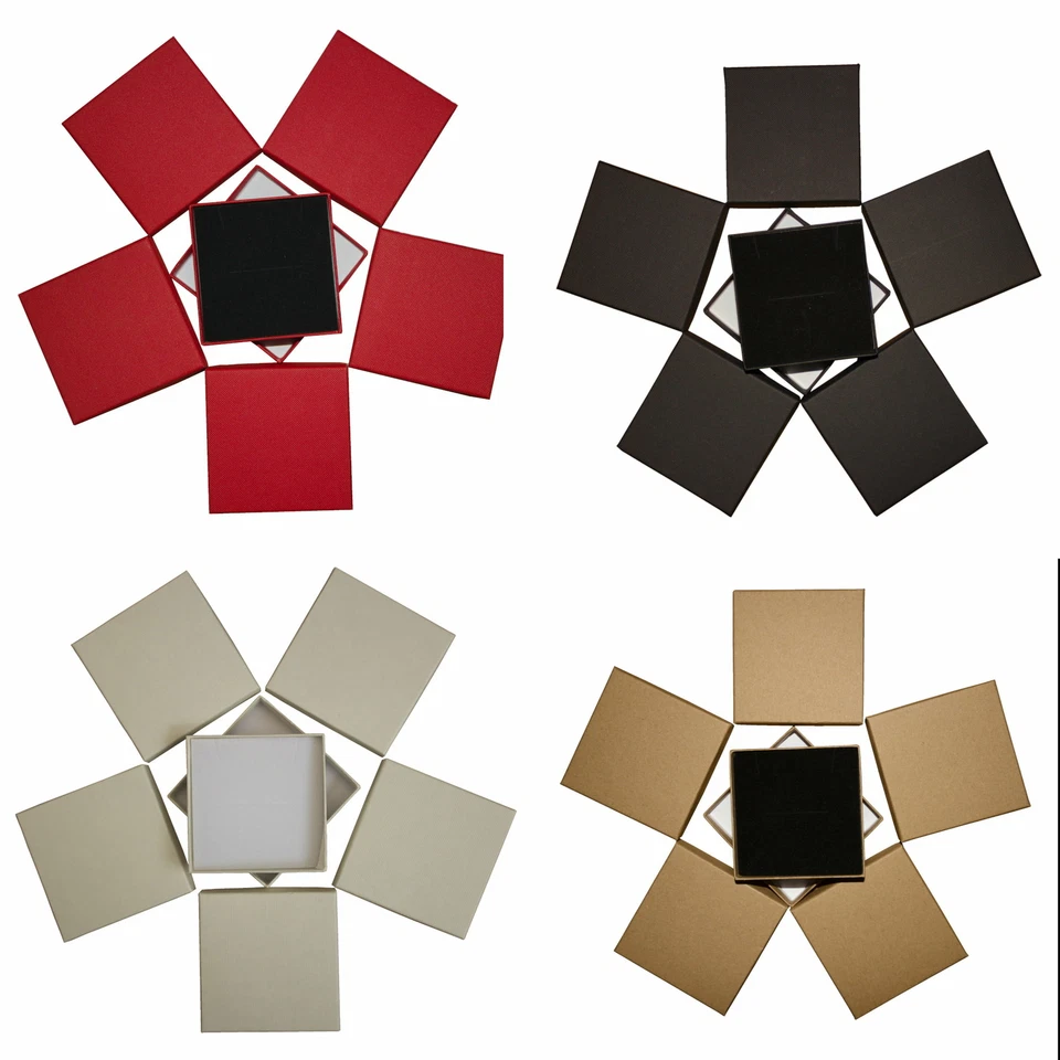 ARRANVIEW JEWELLERY Gift Boxes in Pack of 6. Variety of Colours.