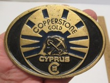 COPPERSTONE GOLD - CYPRUS - BELT BUCKLE - 2334