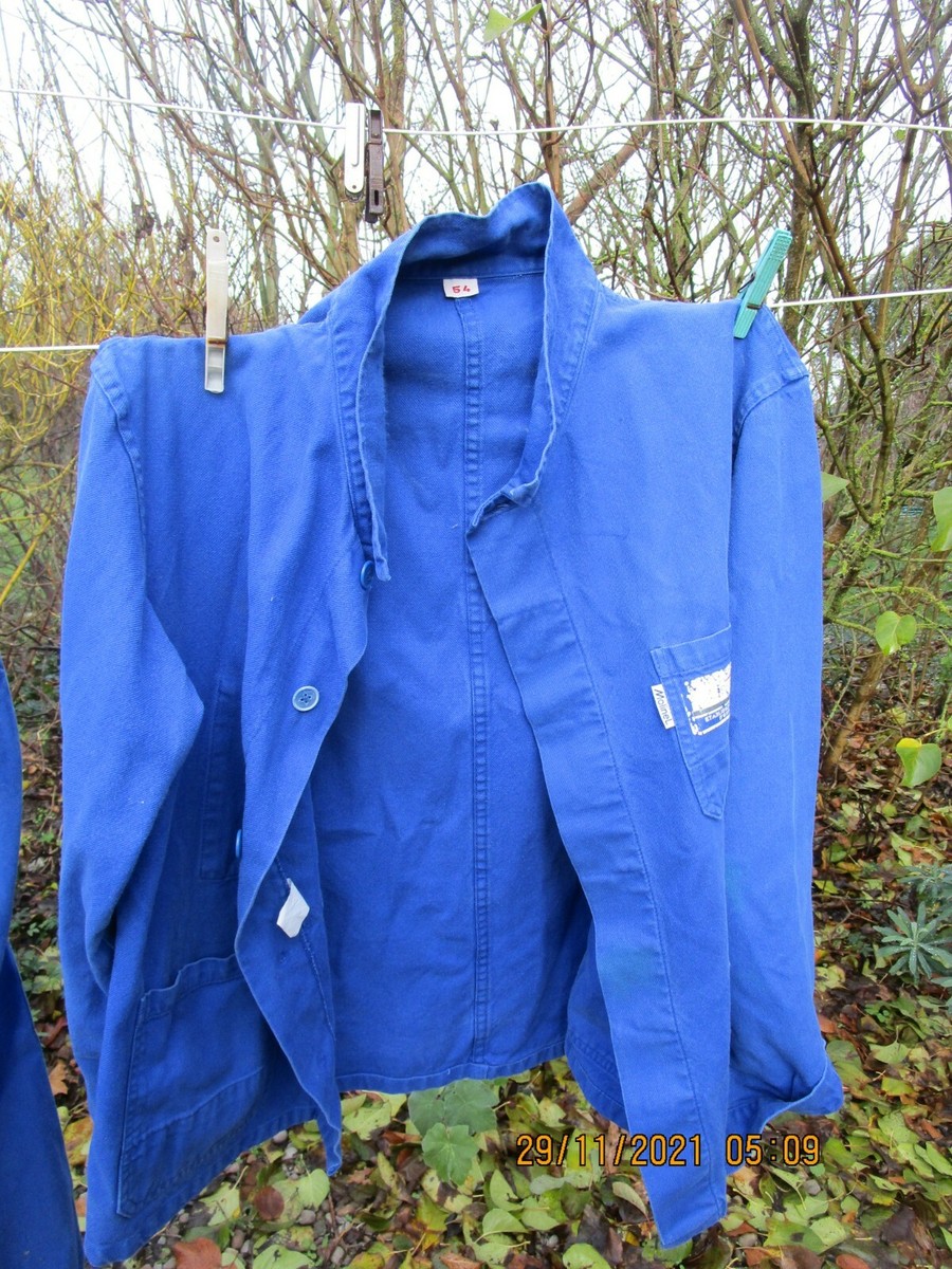 Veste de travail bleu de travail MOLINEL SNCF