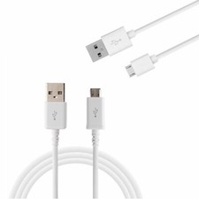 Wholesale Lot Of Micro USB Cable Charger Cord To Charge Samsung Galaxy White US