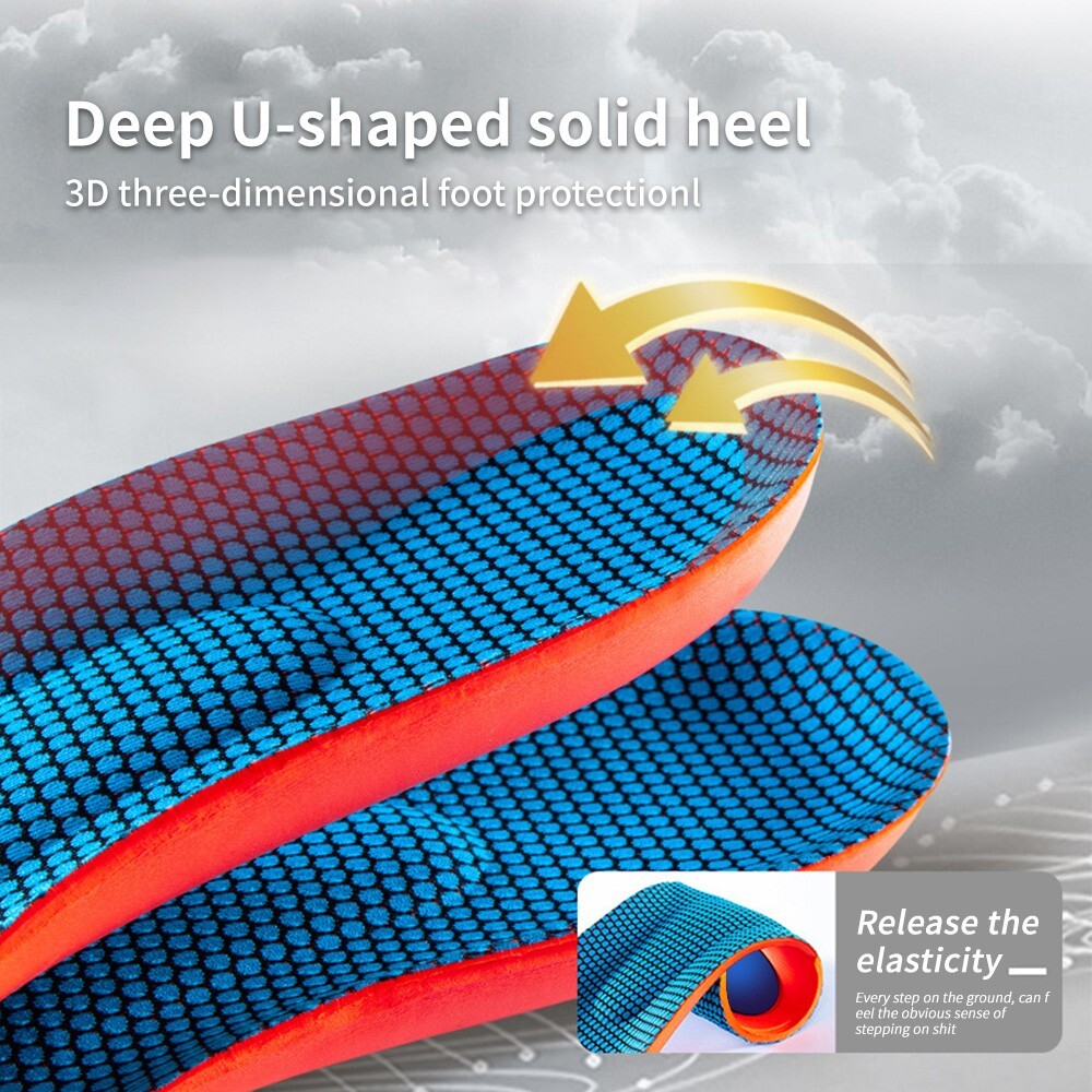 Work Boots Gel Insoles Shoe Inserts Orthotic Arch Support Pads