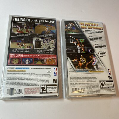 PSP NBA 10 The Inside & NBA 06 Lot - Both Sealed, New 711719873822