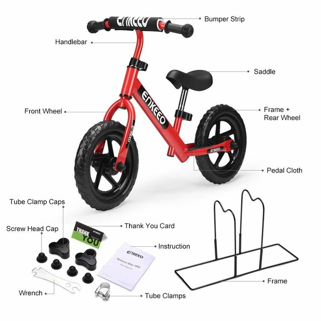 enkeeo 12 sport balance bike