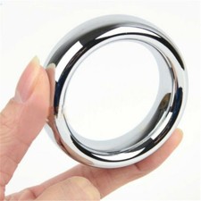2" Thick Heavy Stainless Steel Metal Silver Cock Ring Male Penis Enhancer BS40