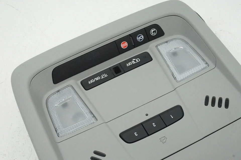 GMC TERRAIN 2018-2022 delantero (consola superior) OEM luces domo superior almacenamiento Foto 2 de 4