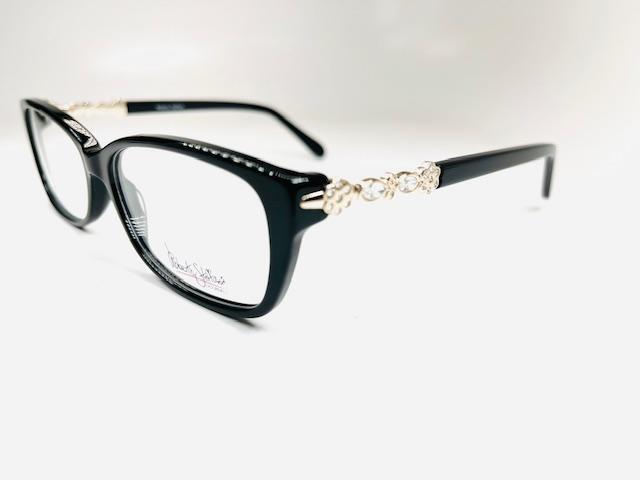 New Roberto Steffani RSS-152 Onyx & Gold Eyeglasses with  display picture 2