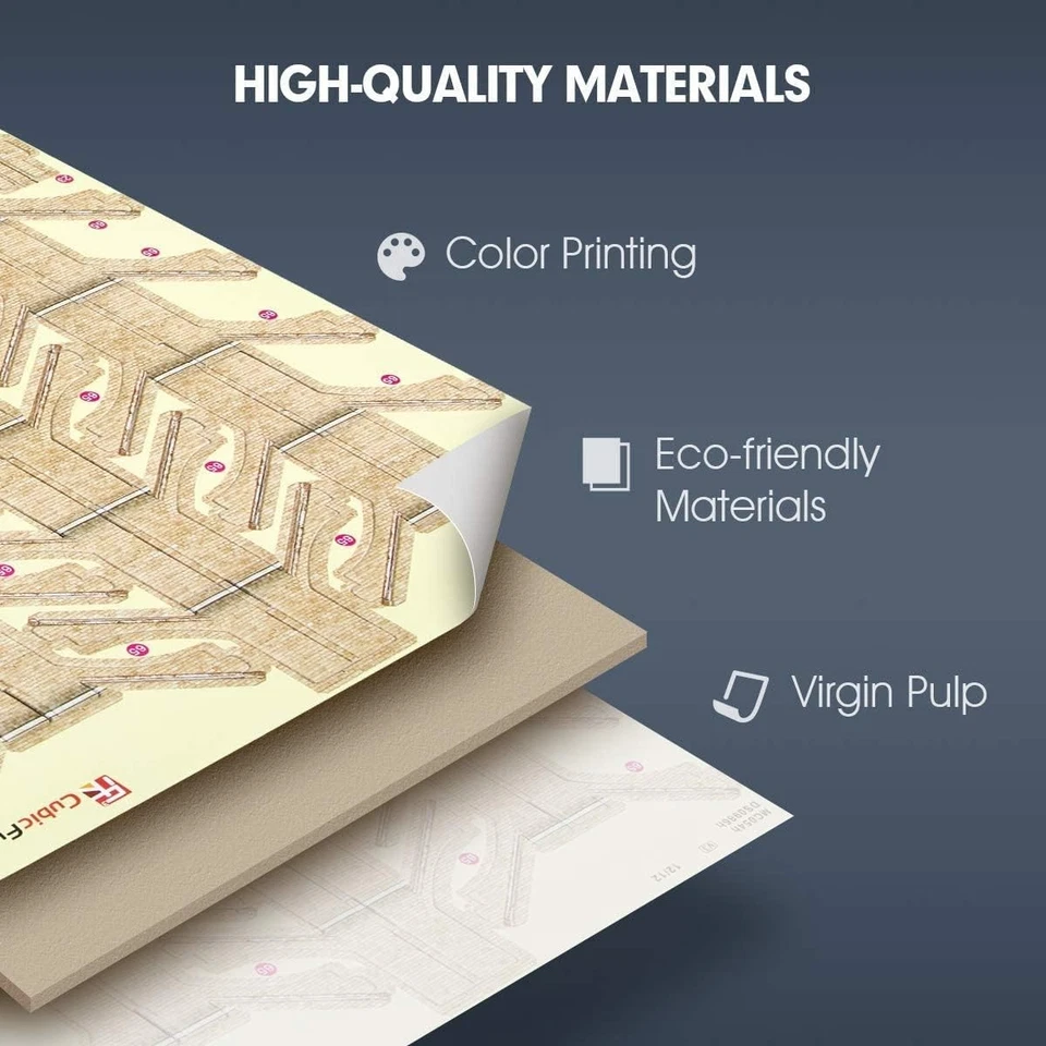 CubicFun 3D Puzzles for Adults Notre Dame de Paris Model Kits 128 Pieces,...  - Image 4 of 4