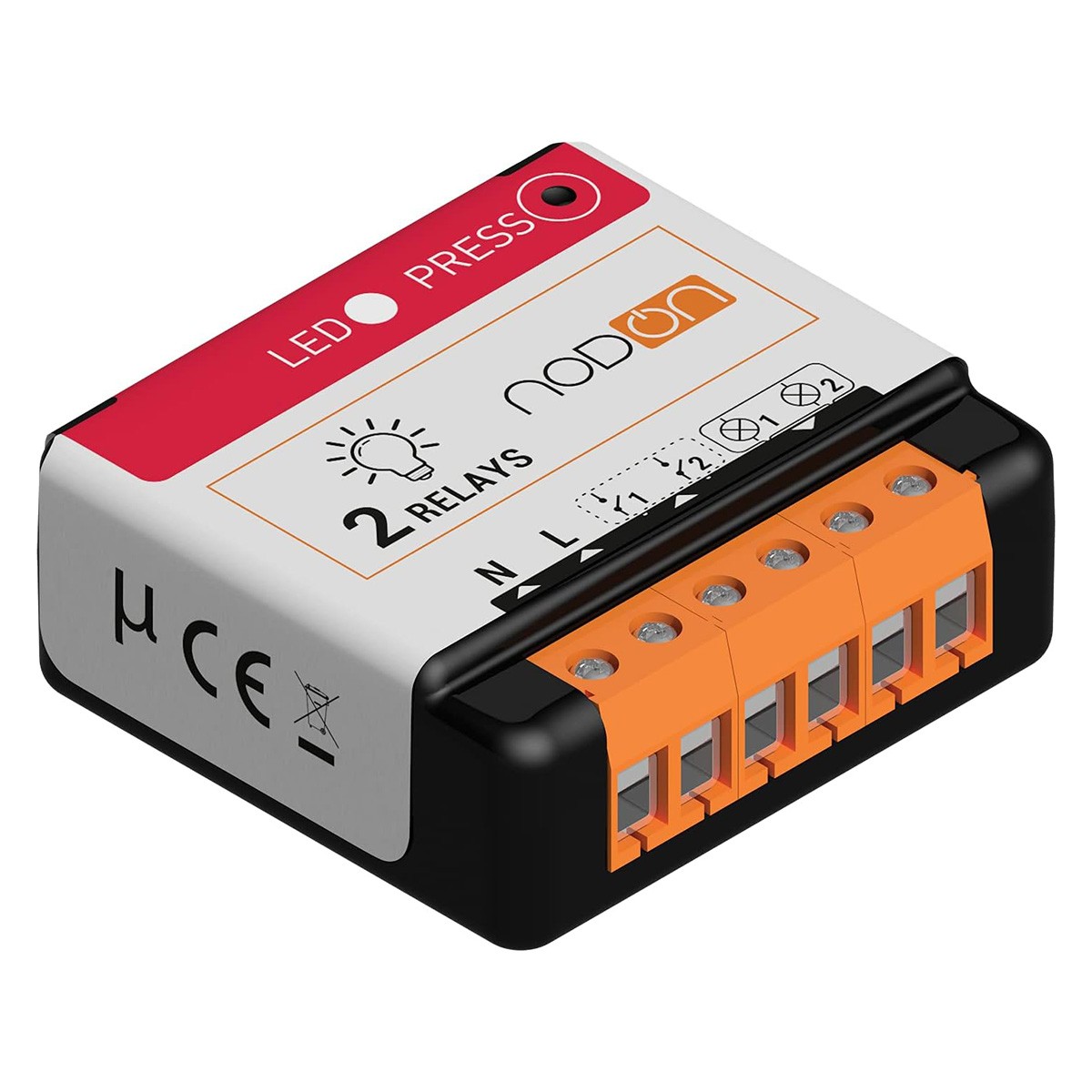Module d'éclairage Zigbee NODON boîtier compact haute durabilité