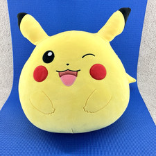 Squishmallows Jumbo Pokeman Pikachu Ultra Soft Plush 14x12x17 in. Stuffed Animal