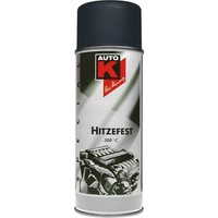 AutoK Motorlack Spray 300°C Schwarz 400Ml HitzebestäNdig FüR Motorradteile