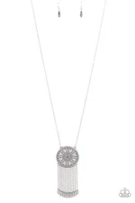 Natures Melody - Silvertone - Paparazzi Accessories Necklace