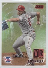 2021 Topps Stadium Club Virtual Reality Red Aaron Nola #VR-20 2u3