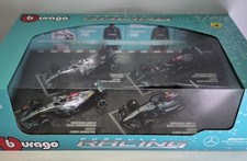 #E06 Bburago 1:43 F1 Mercedes AMG 4Pk British...