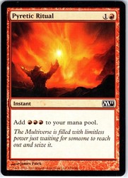 Pyretic Ritual #153 Magic 2011 (M11) Common