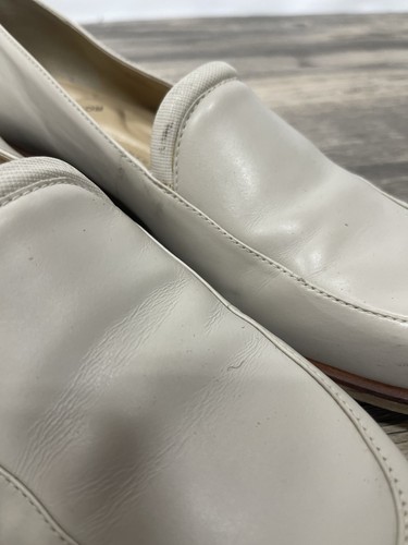 Mocasines Rockport Comfort DMSX de cuero crema para mujer talla 9,5 M sin cordones - Imagen 5 de 8