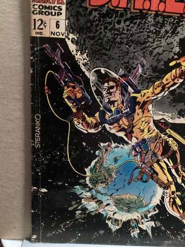 NICK FURY AGENT OF SHIELD #6 MARVEL 1968 ICONIC STERANKO COVER ART - Picture 6 of 14