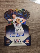 Tanner Houck USA Crown Royale Gold Signatures 4/10 🔥 🔥 Auto SSP RC RARE