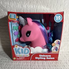 Kid Connection Pink Unicorn Styling Salon, 30 pieces, ages 3  NEW