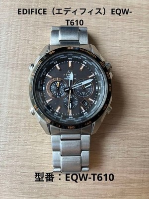 CASIO Edifice EQW-T610 Solar Radio Chronograph Watch Used