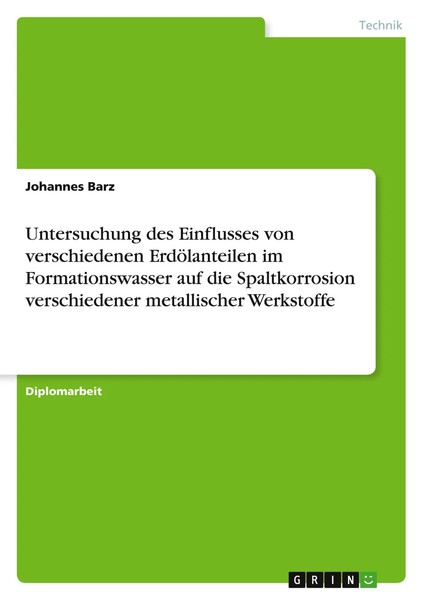 Johannes Barz | Untersuchung Des Einflusses Von Verschiedenen ErdöLanteilen...-image