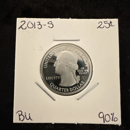 Proof 2013 S US SF Mint 90% Silver Washington/Mount Rushmore Quarter DCAM