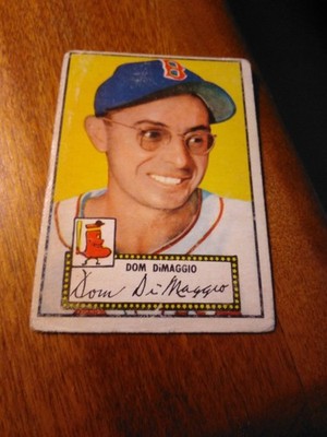1952 Topps Dom DiMaggio (Red Back) # 22 Boston Red Sox
