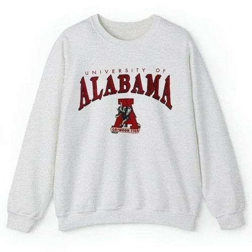 Retro University of Alabama Crewneck Sweatshirt, Alabama Crimson Tide Sweater