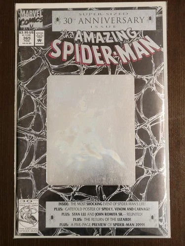 Amazing Spider-Man #365 - VF/F - 1992 30th Anniversary - 1st SPIDER-MAN 2099