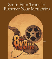 8mm or Super 8mm Film Transfer Service to Digital Format USB or DVD