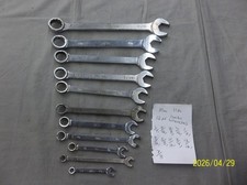 Mac Tools 11 Pc Sae 12pt Combination Wrench Set 14 To 78