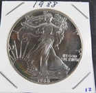1988 ASE – 1 oz Fine Silver – Attractive Circulated/BU Example