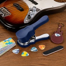 Guitar Pick Punch Kit DIY Maker Tool 15 Strips Unique Gift for Guitar Lovers