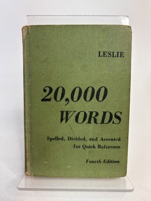 20,000 Words by Leslie, Louis A