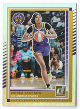 2025 Donruss WNBA Holo #49 Rickea Jackson Los Angeles Sparks Tennessee