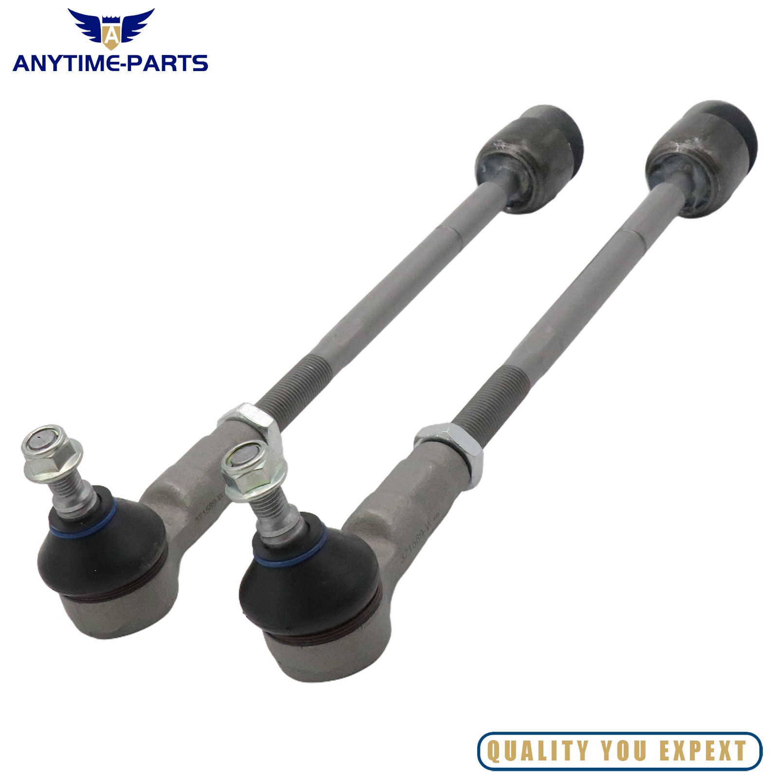 Fit Maserati GranTurismo Quattroporte GranCabrio US 2Pcs Outer Tie Rod End Kit