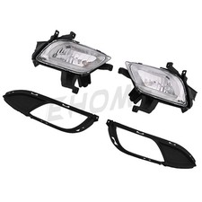 4pcs Lhrh For 2014-2016 Kia Forte Fog Lights Bezels Trim Assembly Wbulbs 4pcs Lhrh For 2014-2016 Kia Forte Fog Lights Bezels Trim Assembly Wbulbs