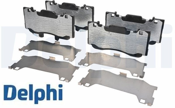 Delphi LP3592 Bremsbelagsatz FüR Scheibenbremse Bremsbelagsatz FüR Ford Usa-image