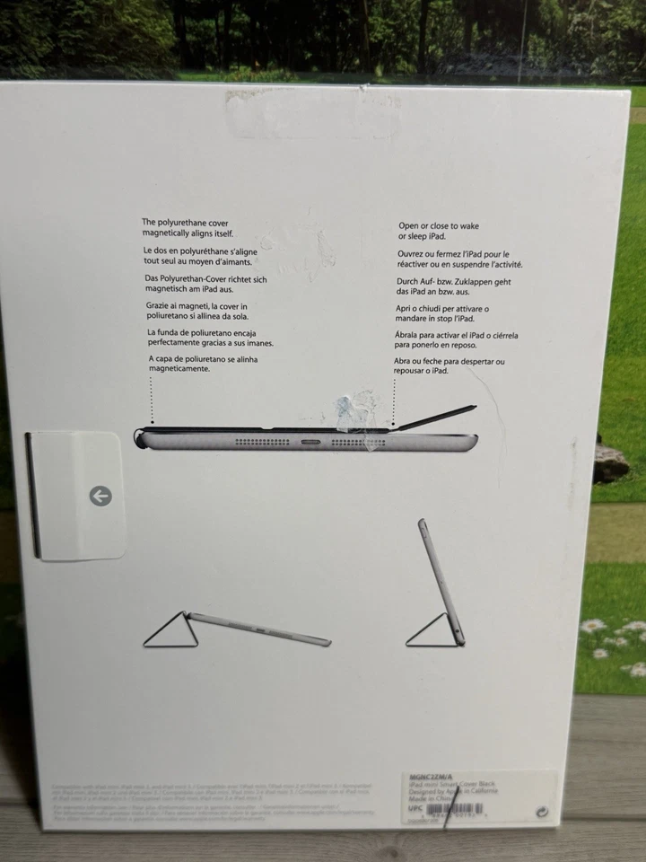 NEW Apple Smart Cover MGNC2ZM/A Apple iPad Mini 1 2 3 - GRAYISH BLACK - NEW - Image 2 of 2
