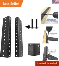 Alloy Steel 4U Rack Rails Kit with Mounting Hardware for Efficient Server Setup