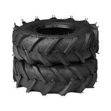 Two 6.00-12 Lawn Mower Garden Tractor Turf Tires 6 Ply Rated 6.00x12 Tubeless