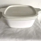 Corning Ware Vintage White P-43-B 700ml Petite Casserole w/ P-43-PC Sealing Lid