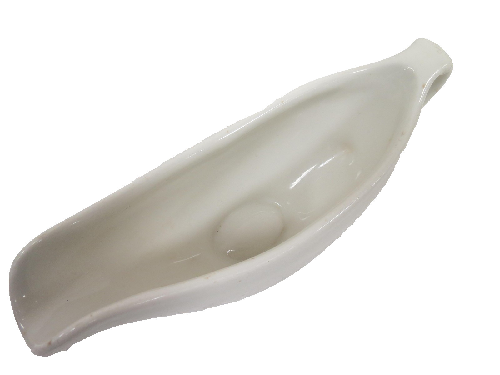 Vintage Hall China Gravy Boat White Footed Sauce Server Made In USA Pottery